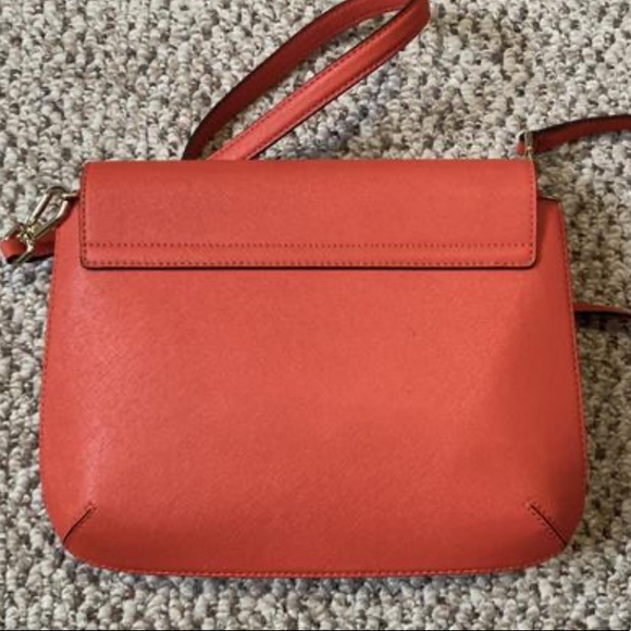 Tory Burch Poppy Orange Robinson Crossbody - Picture 8 of 8